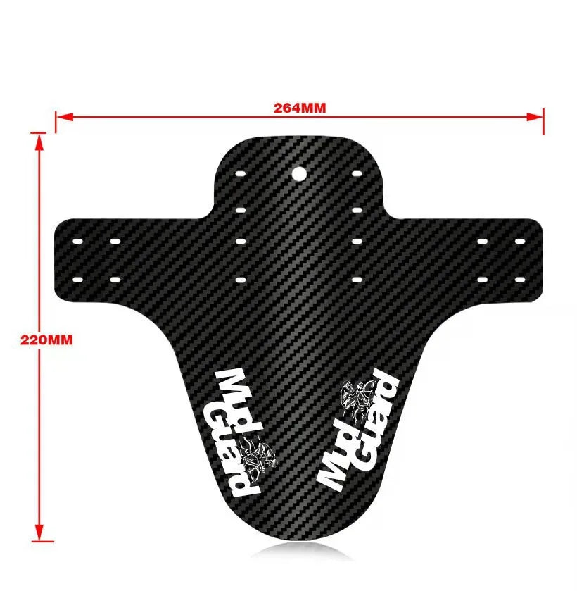 Ultralight Carbon Pattern Bike Fender – MTB & Road Mudguard