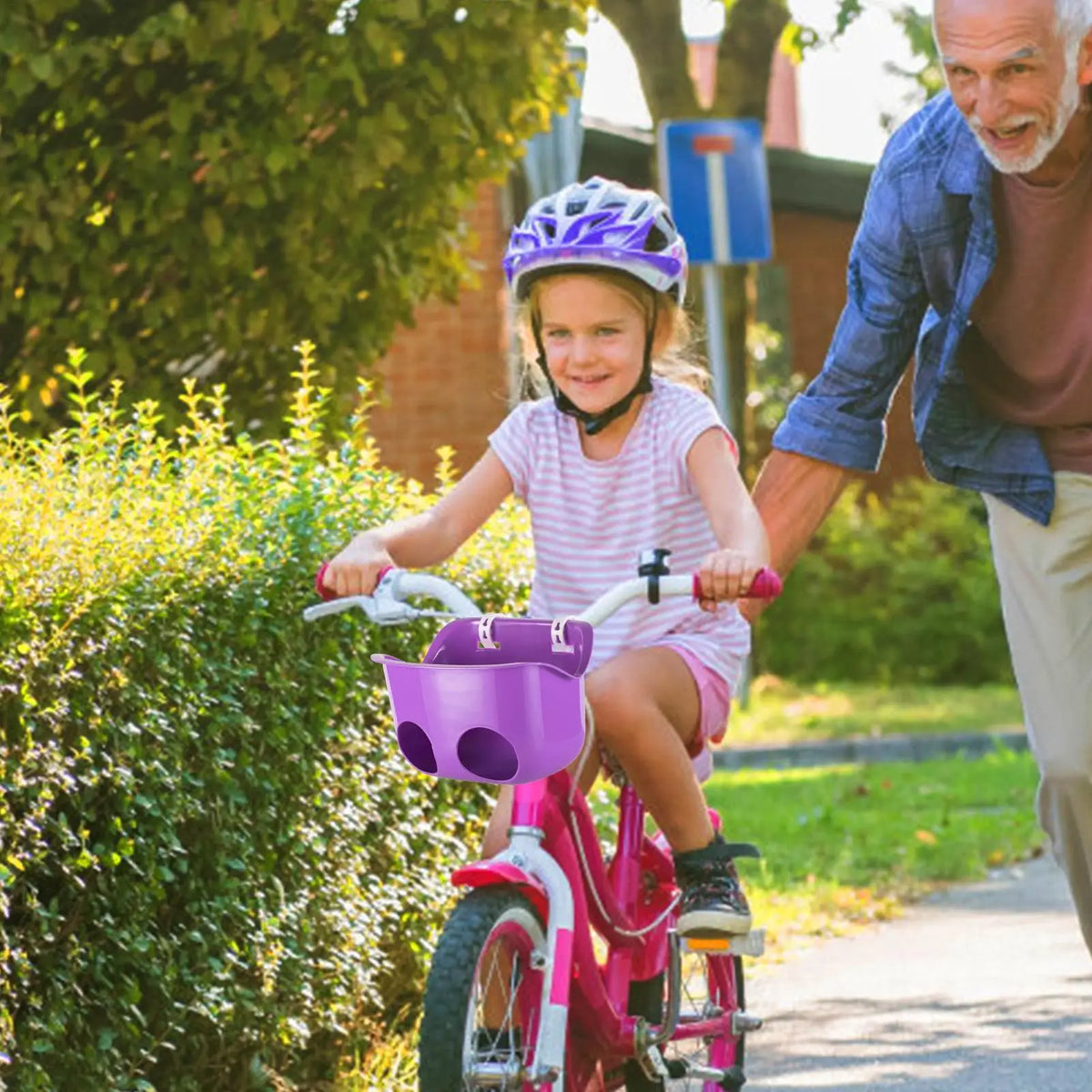 Doll Bicycle Seat Basket for Balance Bikes & Tricycles