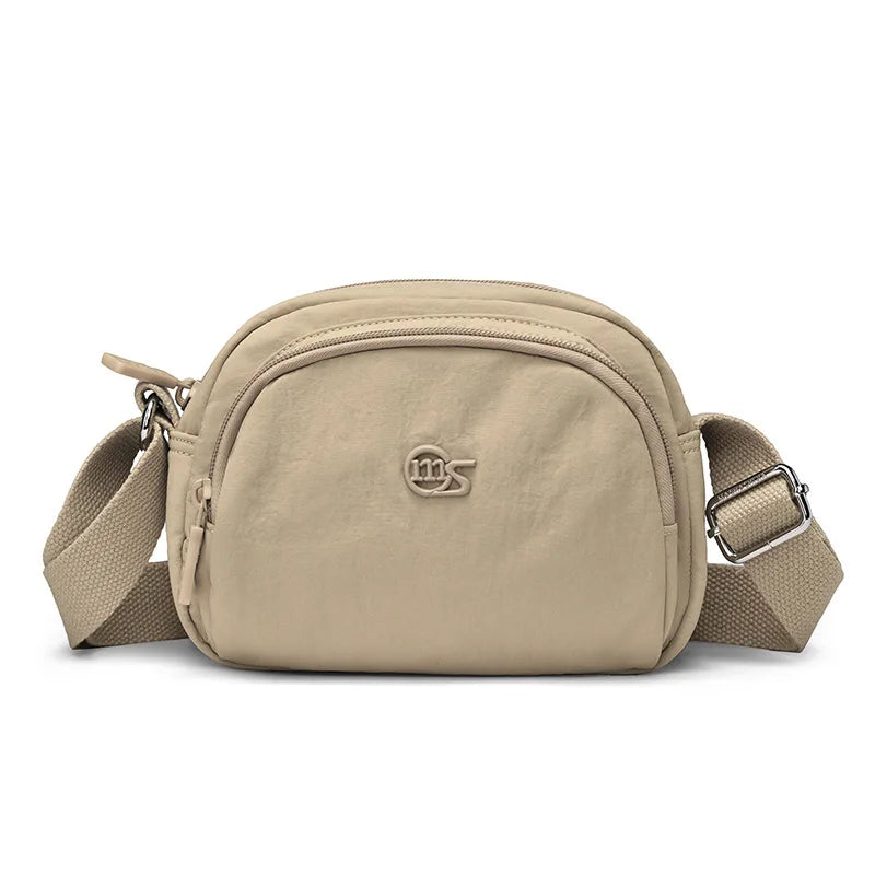 Nixie Large Nylon Crossbody Shoulder Bag – Lightweight Unisex