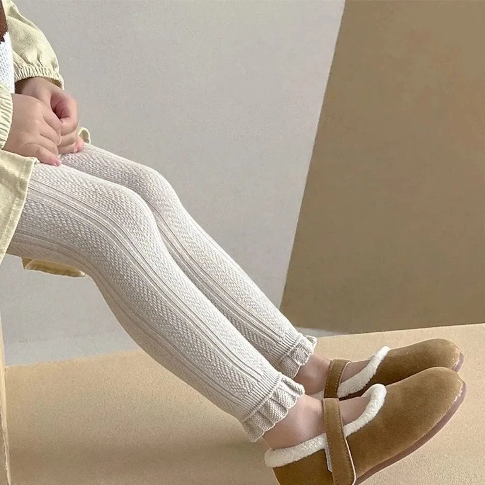 Soft Cotton Baby Girls Leggings – Toddler Tights 0–6 Years