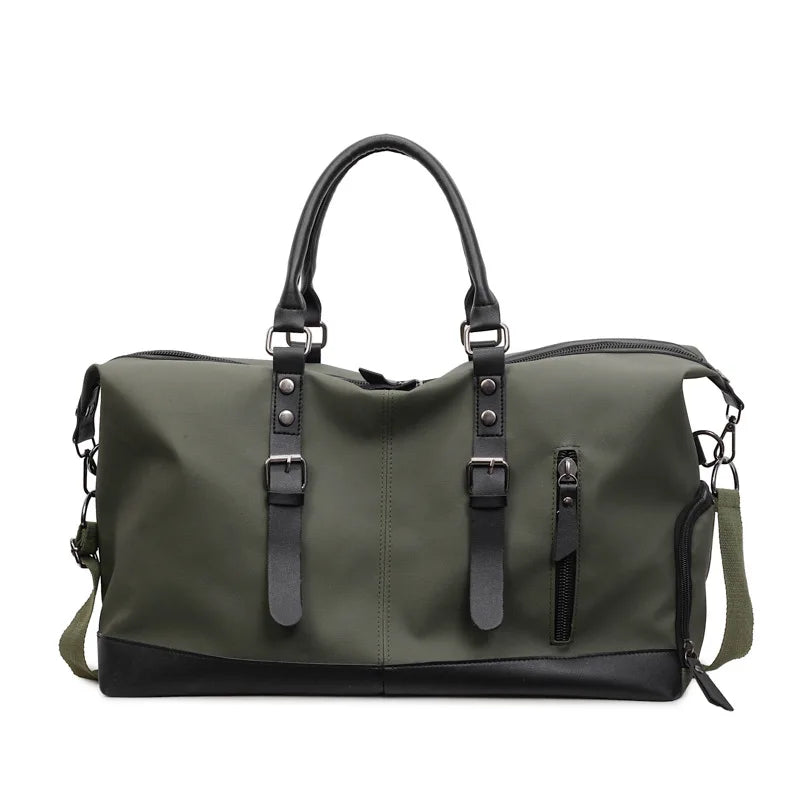 Large-Capacity PU Travel Duffle Bag – Lightweight Weekend Bag