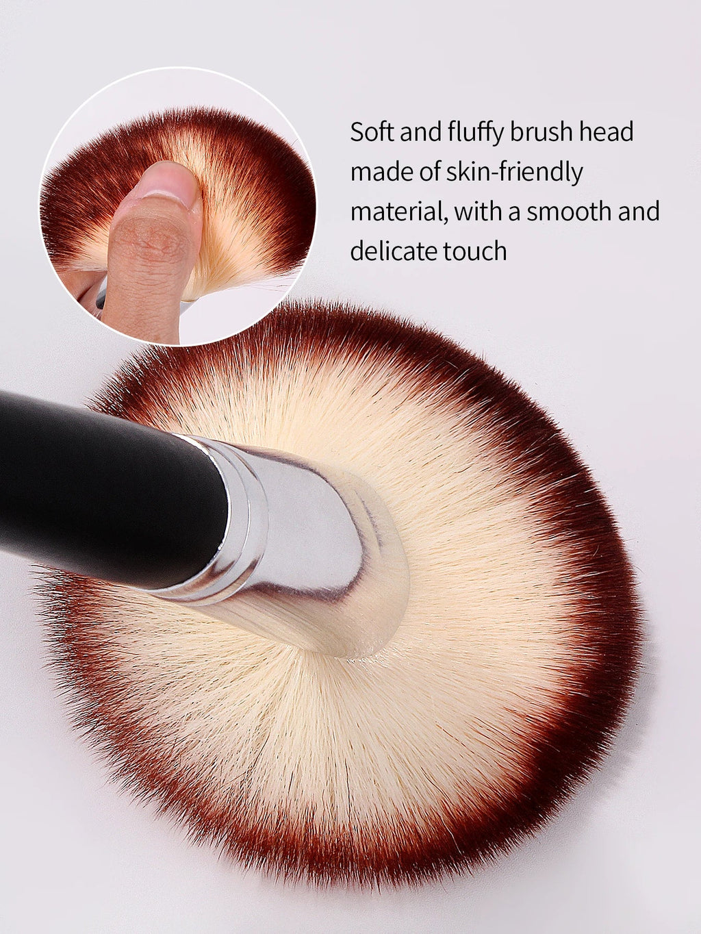 Fluffy Large Powder & Contour Makeup Brush | Nixie