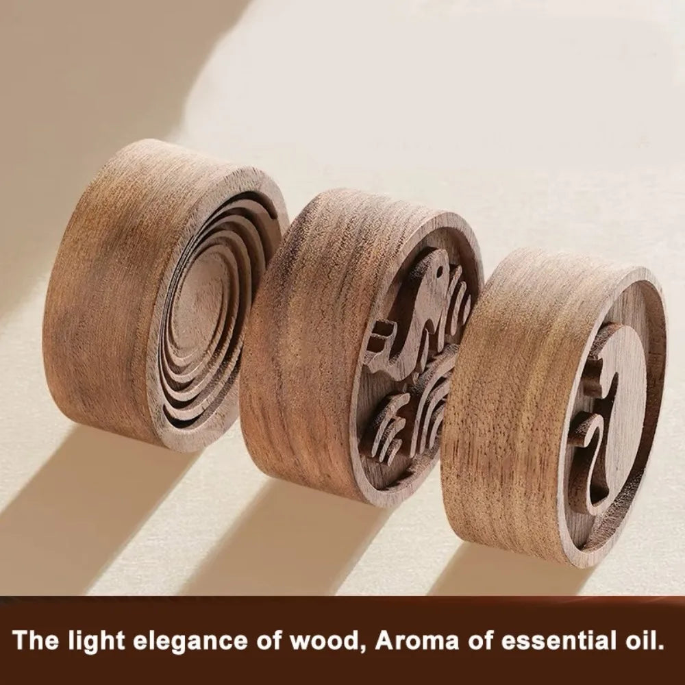 Wooden Essential Oil Diffuser – Natural Aromatherapy Decor
