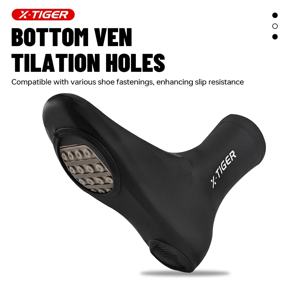 X-TIGER Summer Cycling Shoe Covers | Breathable Zipper Overshoes