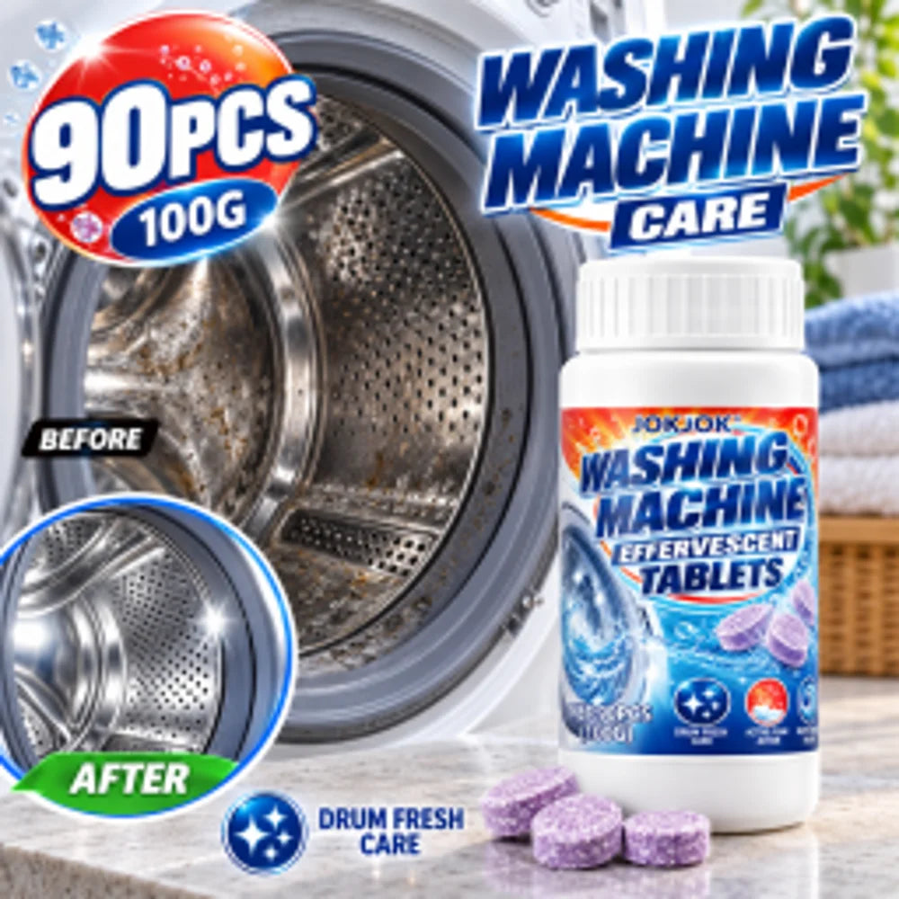 90PCS Washing Machine Cleaning Tablets – All Models | JOKJOK
