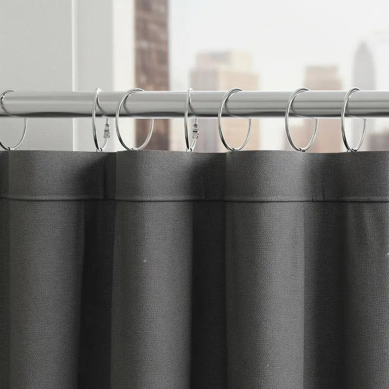 Rust-Proof Shower Curtain Rings 5/10 Pack | Sliding Hooks
