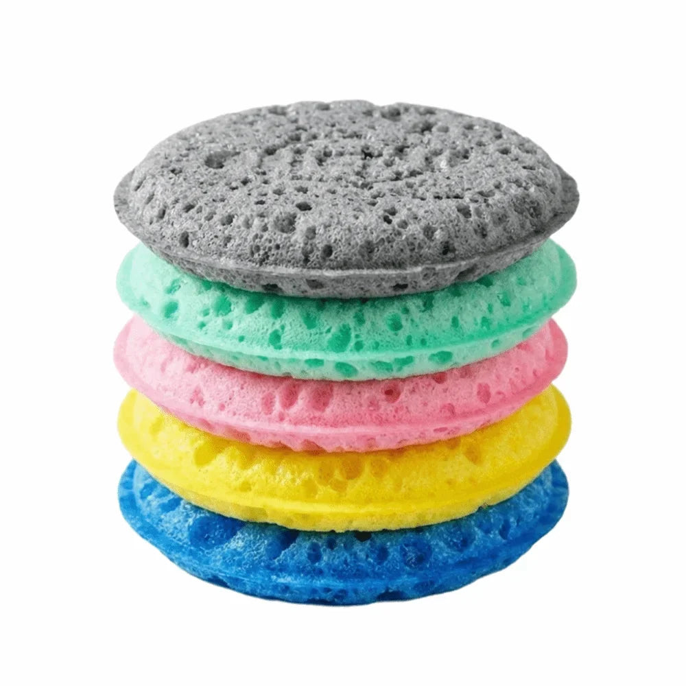Round Non-Scratch Dishwashing Sponges – Multi-Use Pack of 5/10/20