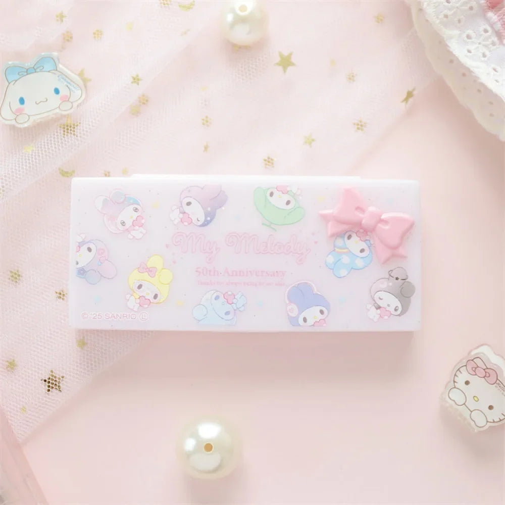 Sanrio Hello Kitty & My Melody Mini Desktop Storage Box