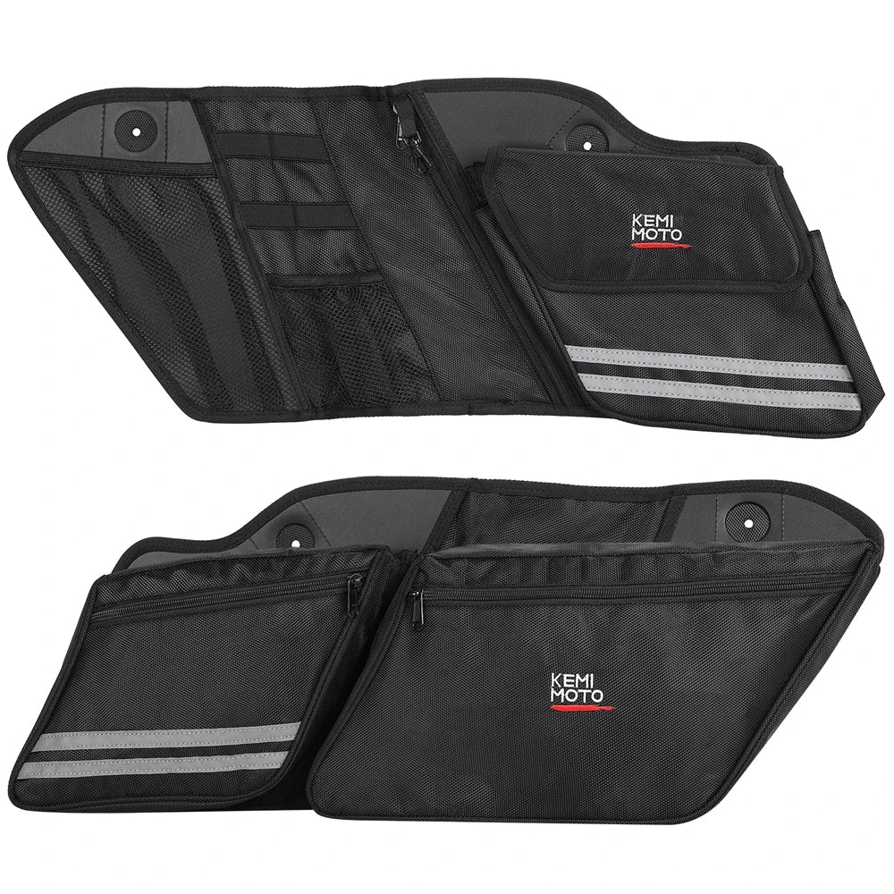 Motorcycle Saddlebag Organizers for Touring Models 2014–2023
