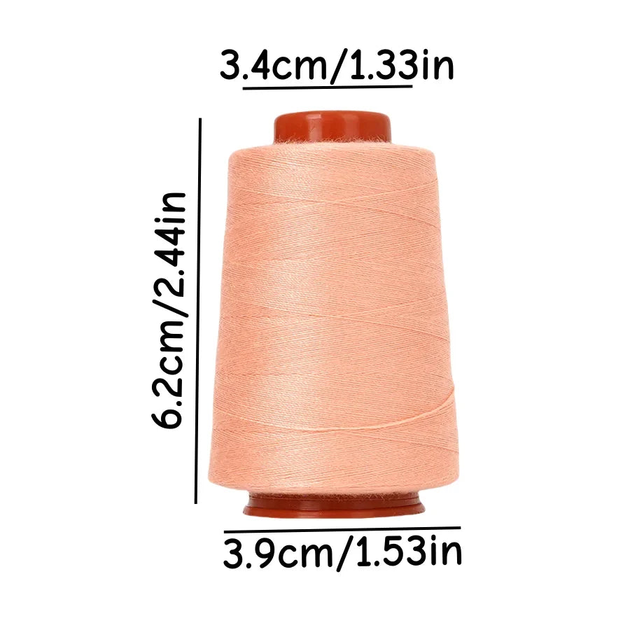 6 Rolls 402 Polyester Cone Thread 800 Yds – Heavy Duty
