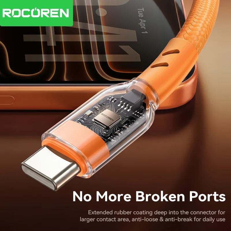 Rocoren 60W USB-C to USB-C Fast Charging Cable 1m/2m