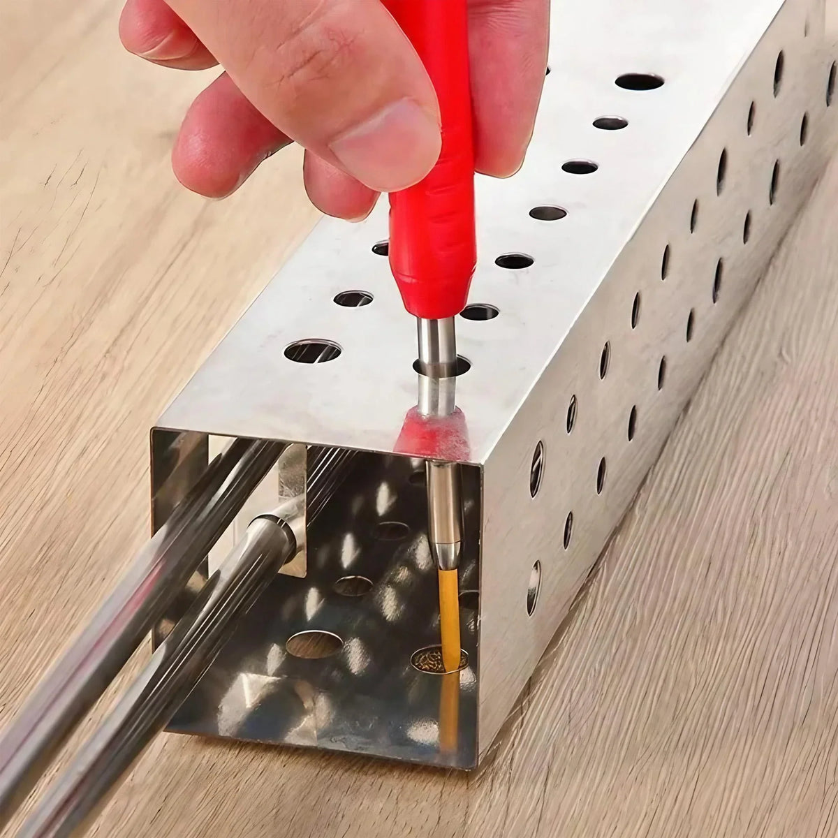 STONEGO Carpenter Pencil Set – 6 Refills & Sharpener