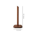 Solid Wood Kitchen Rack – Vertical Tissue & Cling Film Holder