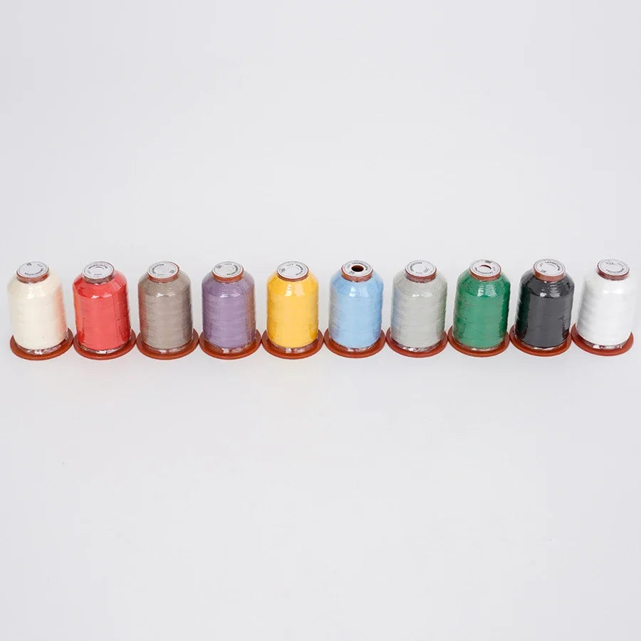 402 Sewing Thread 500 Yards – 10-Color Polyester Spools Kit