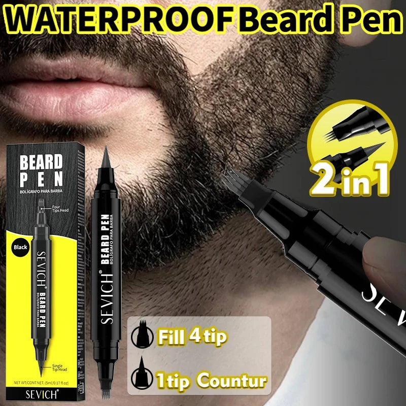 Sevich Waterproof Double-Ended Beard Filling Pen | 5ml