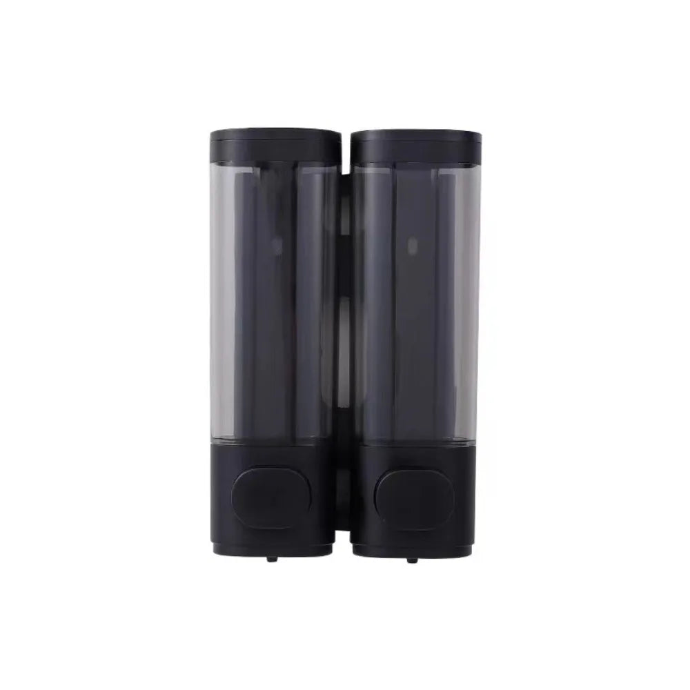 Wall-Mounted Manual Soap Dispenser – ABS Plastic White & Black