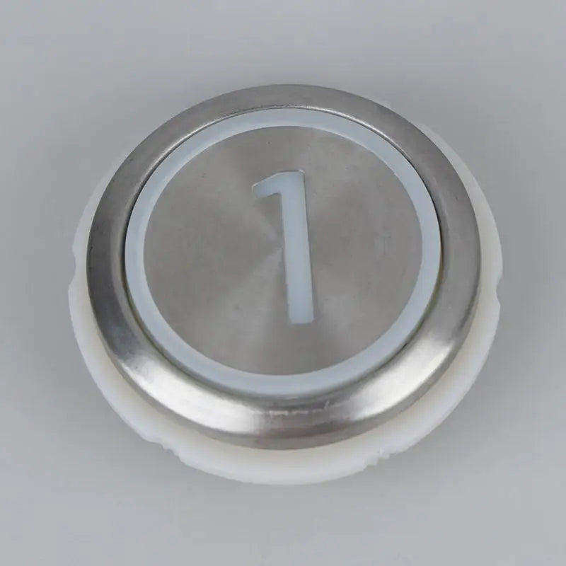 Round Stainless Steel Elevator Button – Floors 1-6 & Up/Down