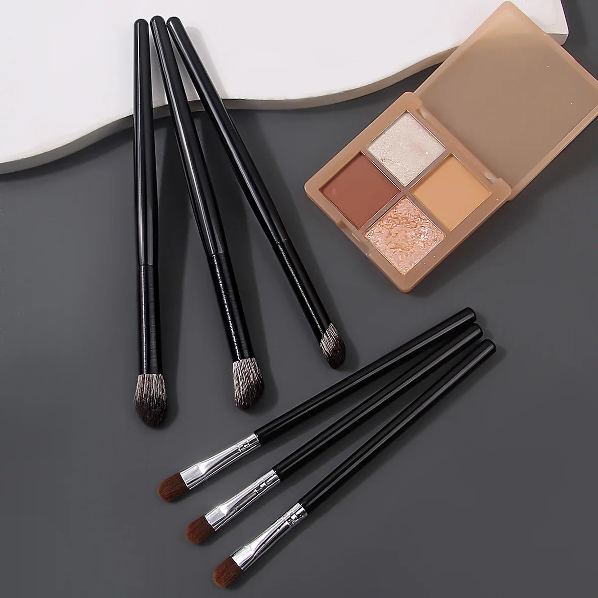 6-Piece Eye Makeup Brush Set – Soft Bristles for Eyeshadow