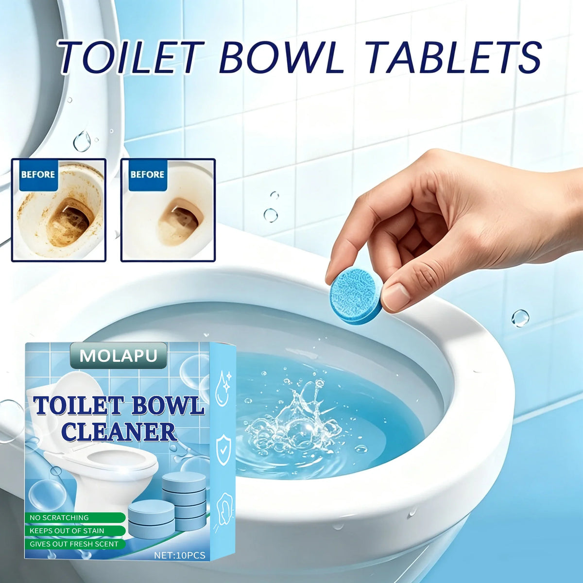 Toilet Effervescent Cleaning Tablets – All Ceramic Sanitary Ware