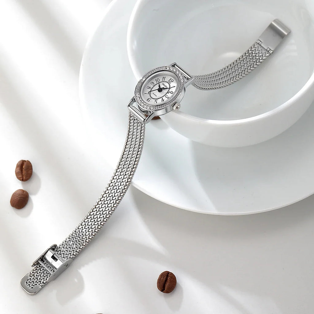 Retro Bohemian Woven Stainless Steel Mesh Watch | Quartz