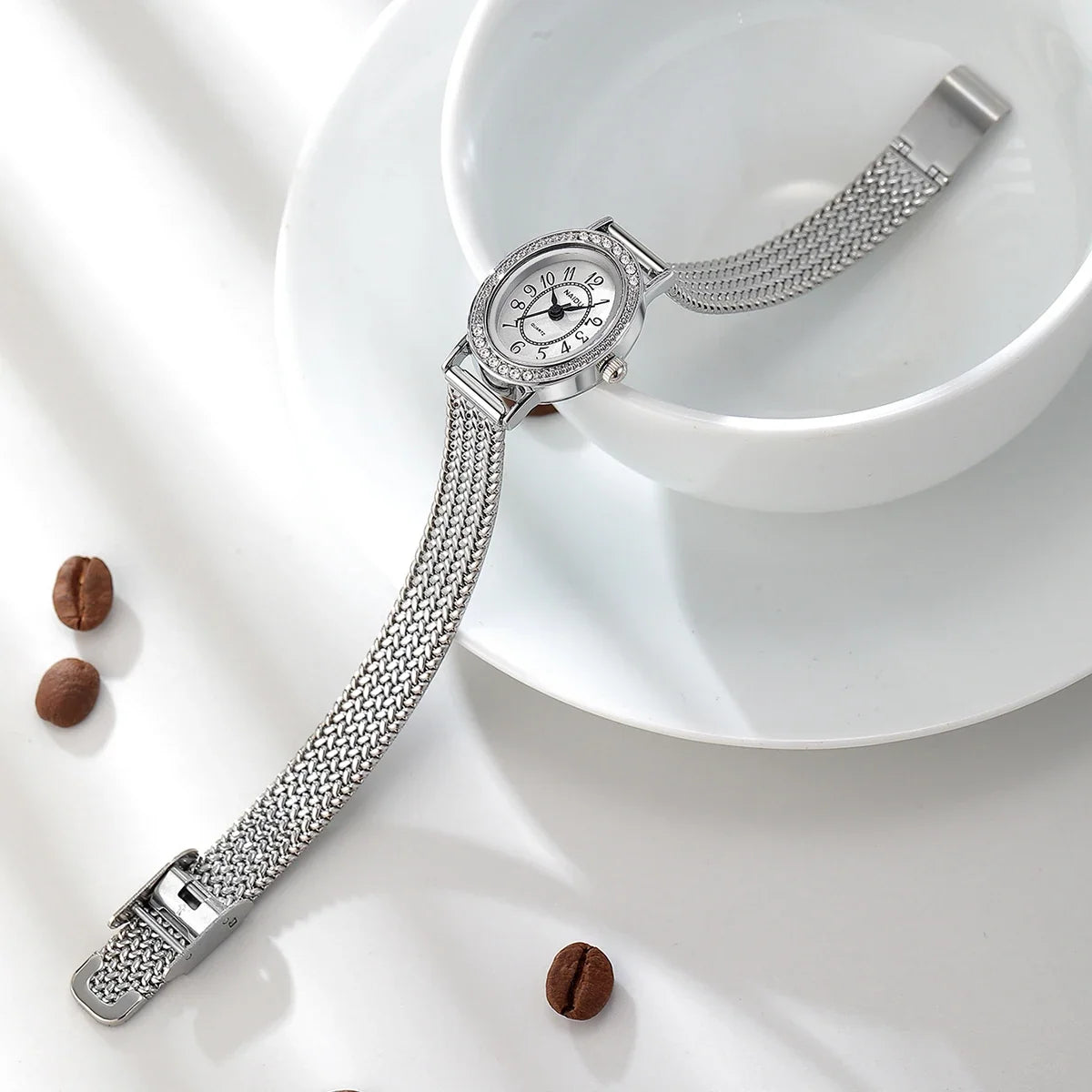 Retro Bohemian Woven Stainless Steel Mesh Watch | Quartz