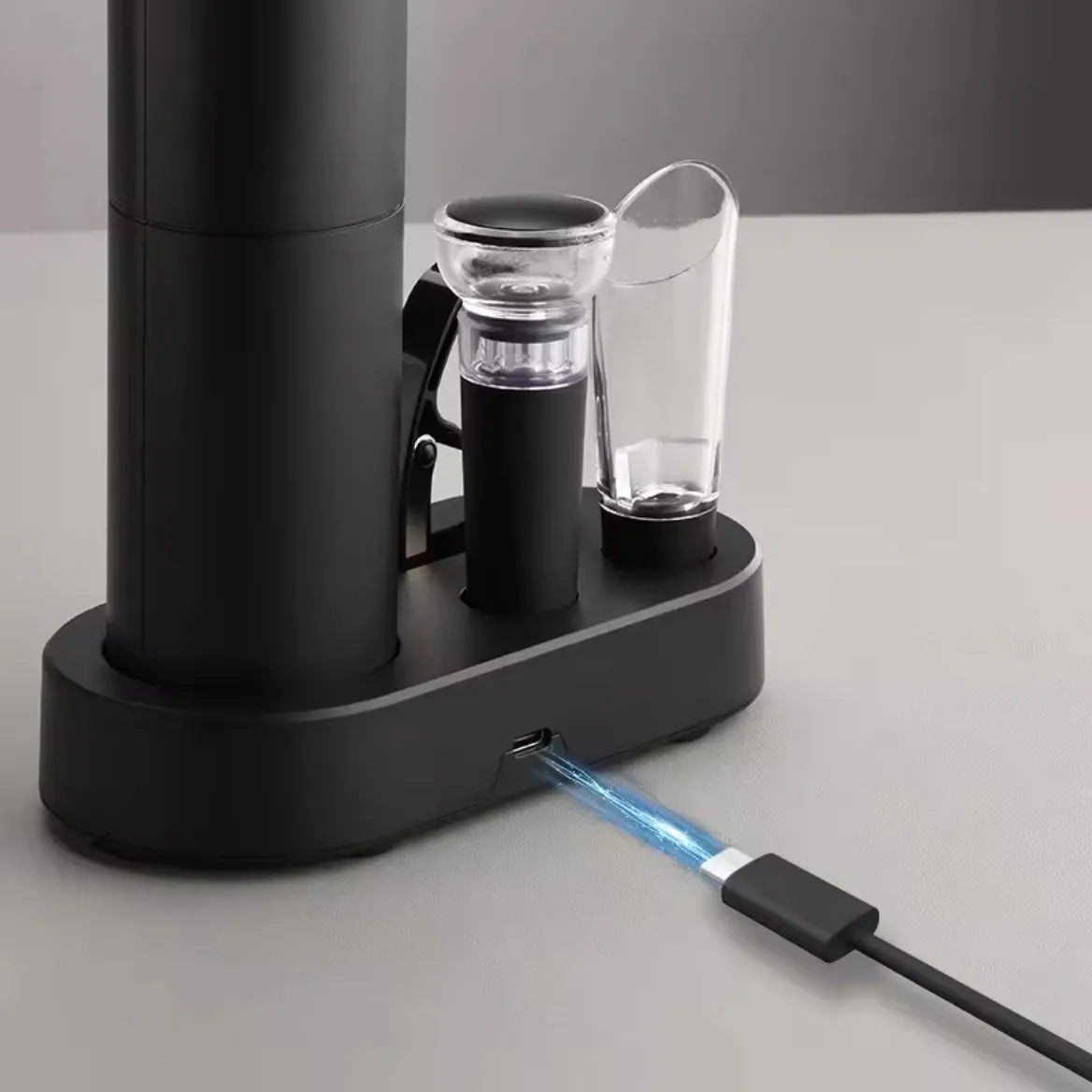 CLITON 4-in-1 Electric Wine Opener Set | Rechargeable
