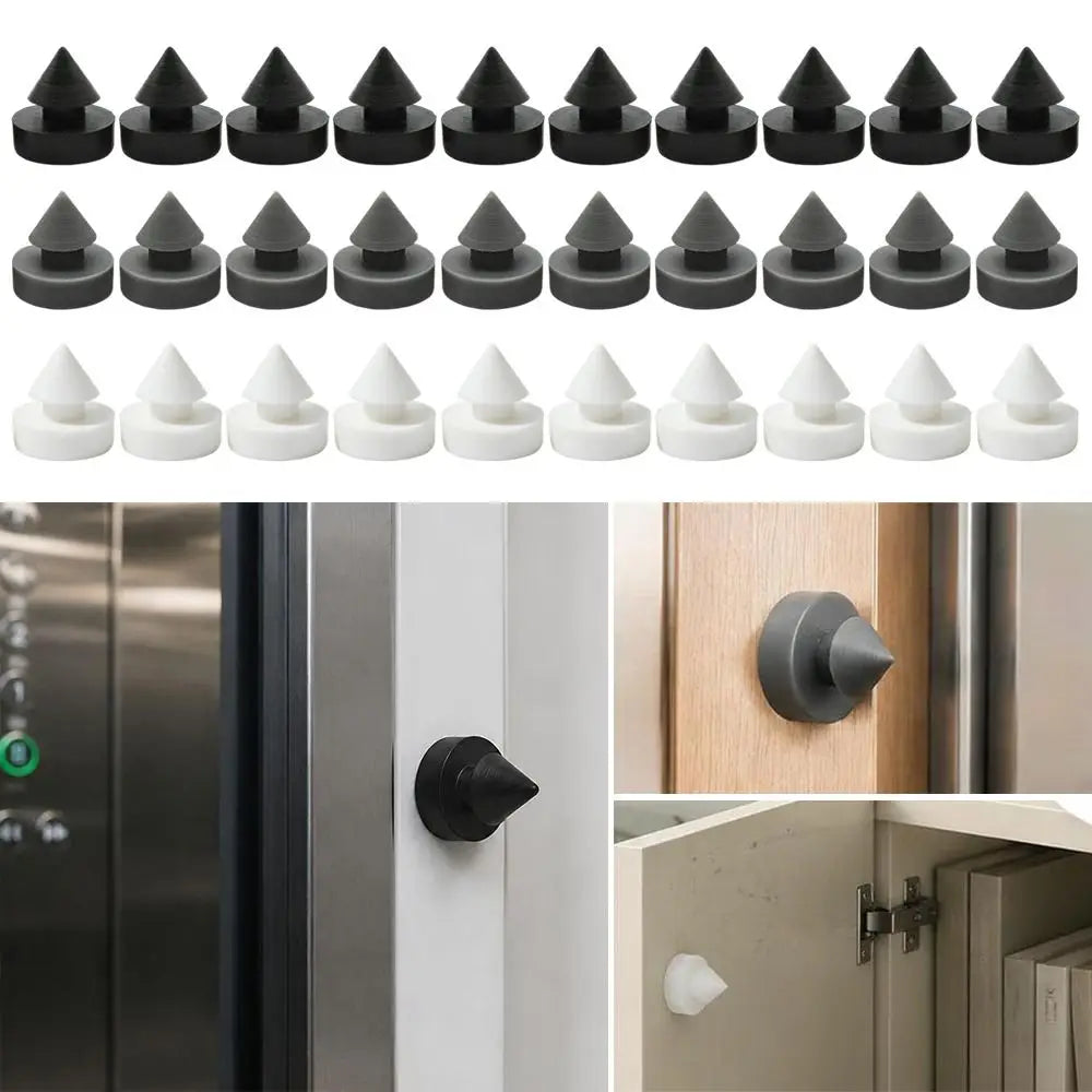 Rubber Elevator Door Bumper Stoppers 12mm | 10-Pack, 3 Colors