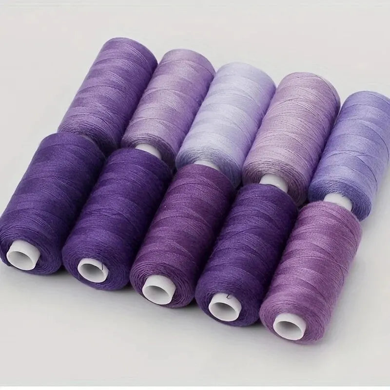 100-Color Polyester Sewing Thread Set 402 – 400 Yards Each