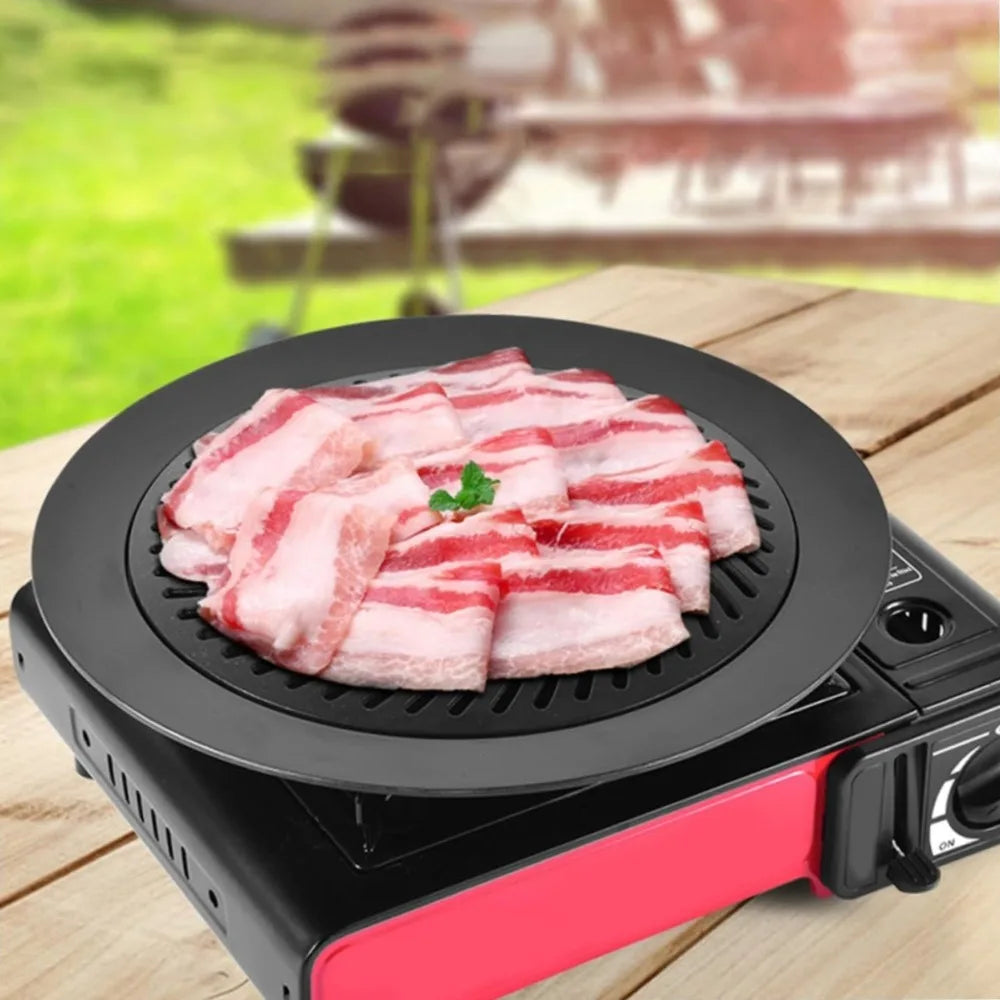 KOSUN Aluminum Korean Grill Pan – Nonstick Portable BBQ Tray