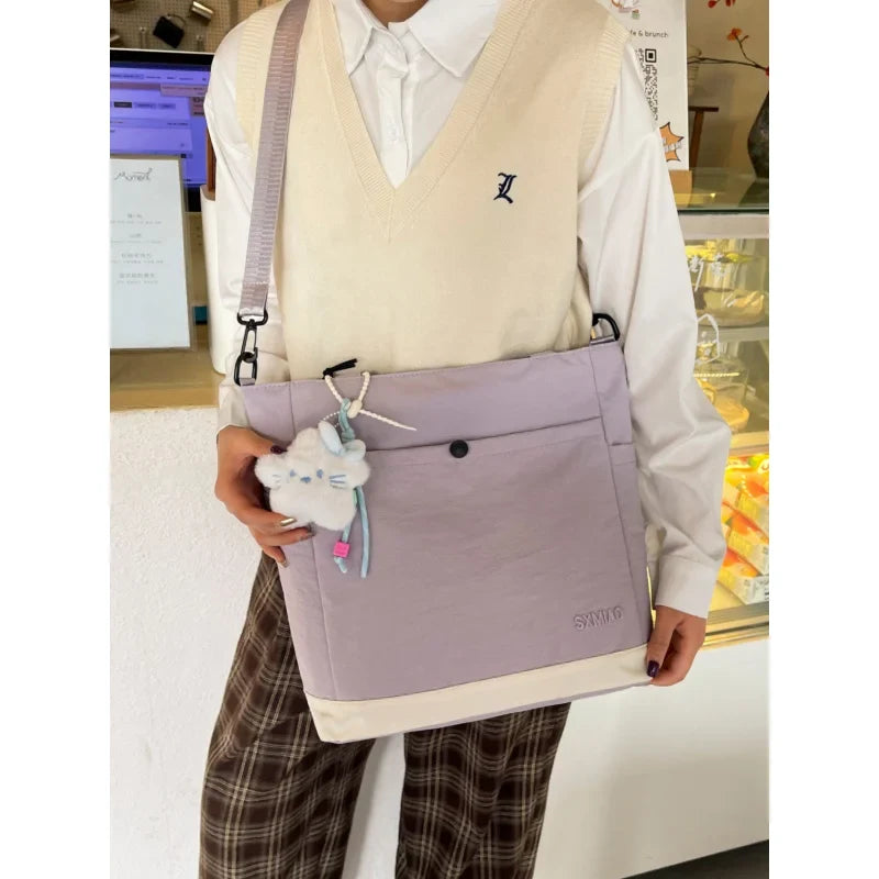 Large Canvas Shoulder Tote Bag for Women – Lightweight