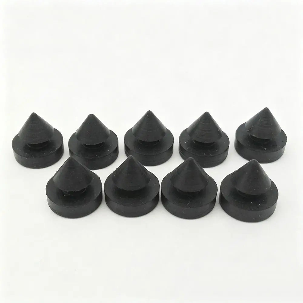 Rubber Elevator Door Bumper Stoppers 12mm | 10-Pack, 3 Colors