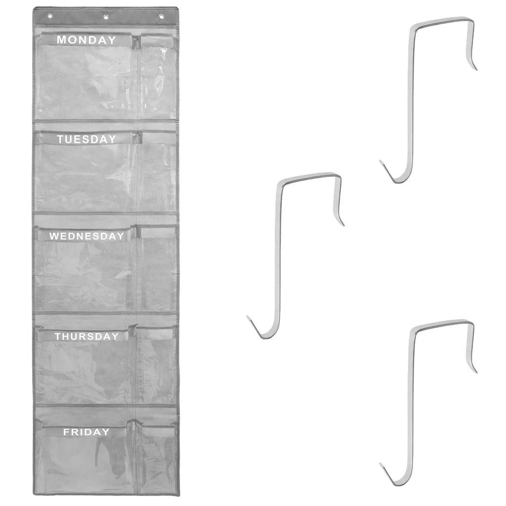 Over-The-Door Weekly Clothes Organizer – 1 or 2 Pack