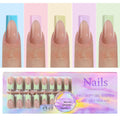 150Pcs Acrylic Press On Nails Full Cover False Tips – DIY Salon