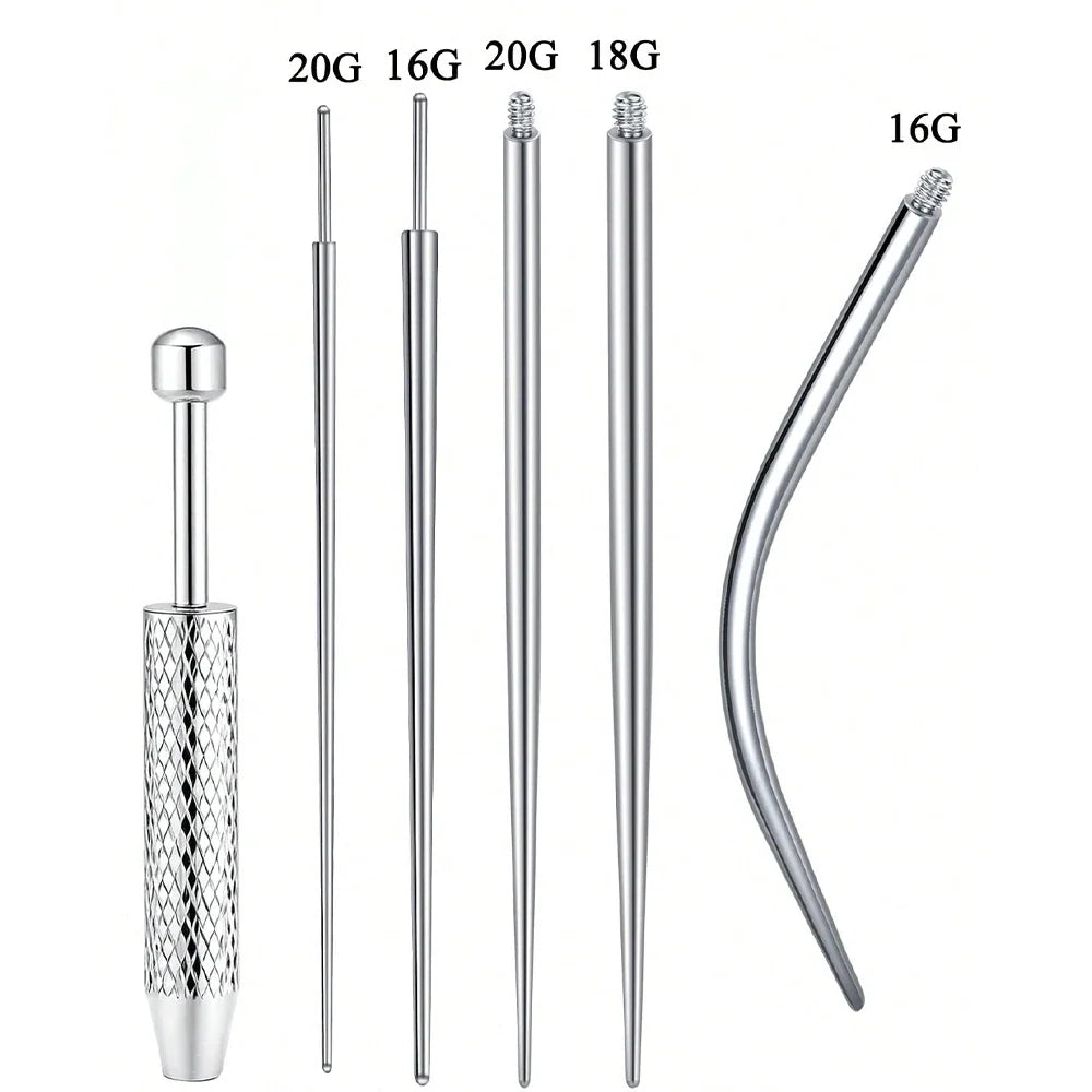 Stainless Steel Piercing Ball Grabber Tool Kit – Lip, Nose & Ear
