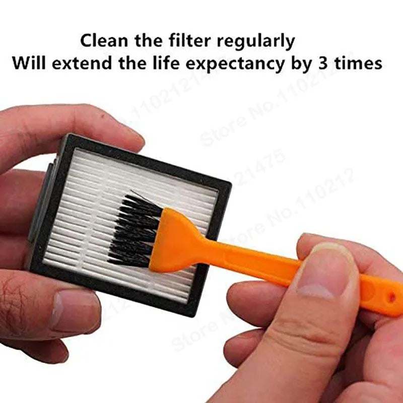 iRobot Roomba i7 E5 E6 Replacement HEPA Filter & Brush Kit