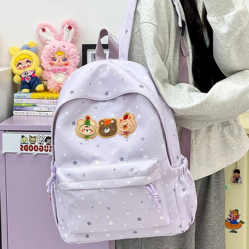 Korean Style Large Capacity Waterproof Backpack for Women