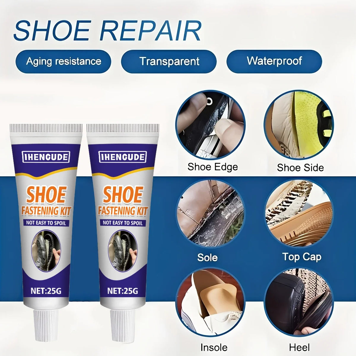 Professional Shoe Sole Repair & Fitting Tool – All Footwear