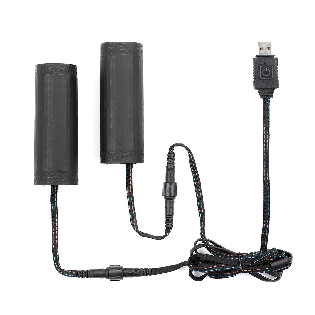KEMITOUR Heated Motorcycle Grips USB Type-C 22mm Handlebars
