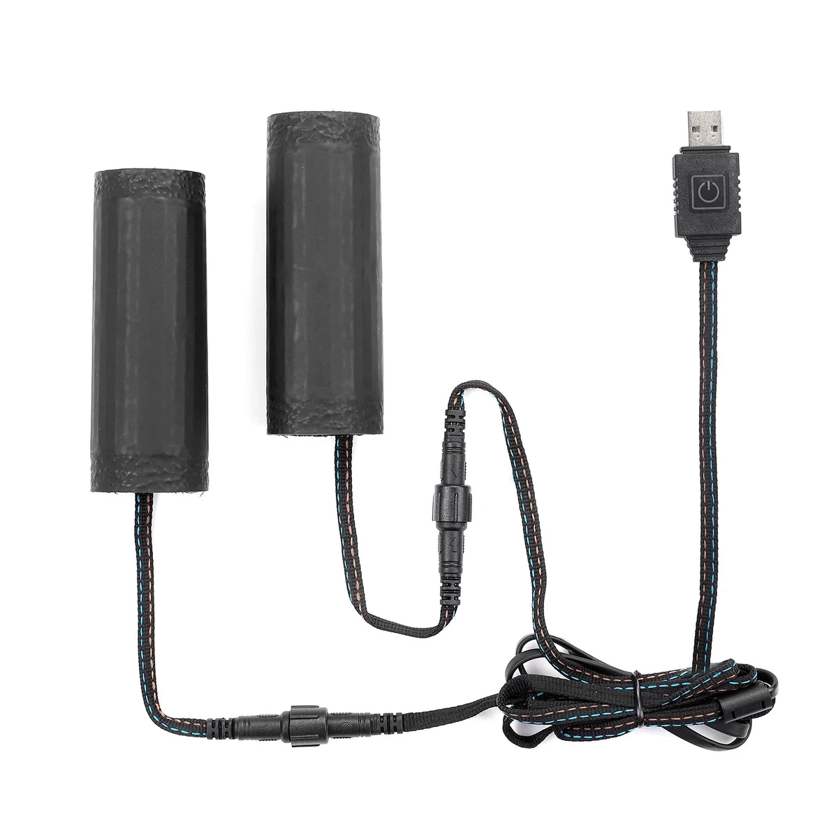 KEMITOUR Heated Motorcycle Grips USB Type-C 22mm Handlebars