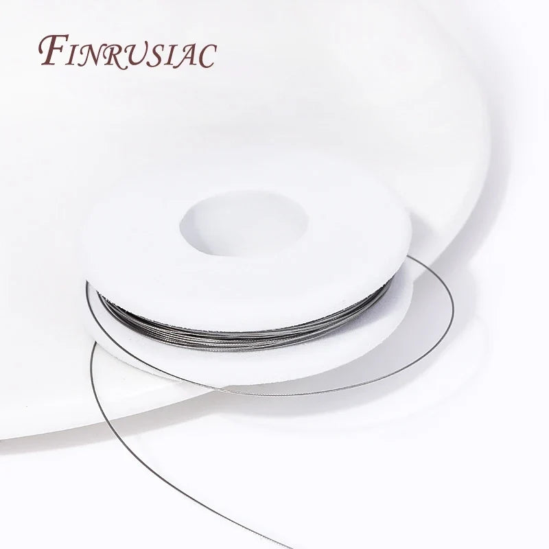 Gold Plated Stainless Steel Beading Wire 0.3–0.6mm | DIY Jewelry