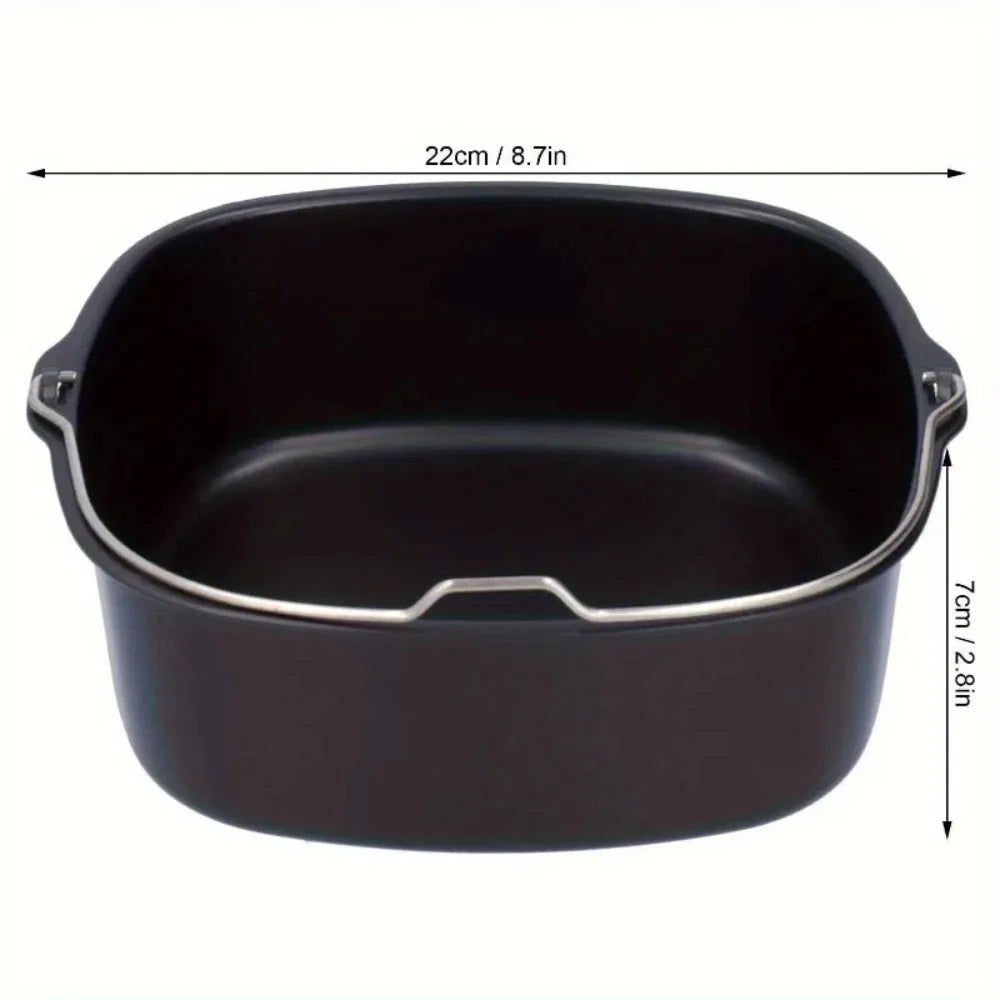Nixie Nonstick Air Fryer Baking Pan – Pizza & Cake Mold
