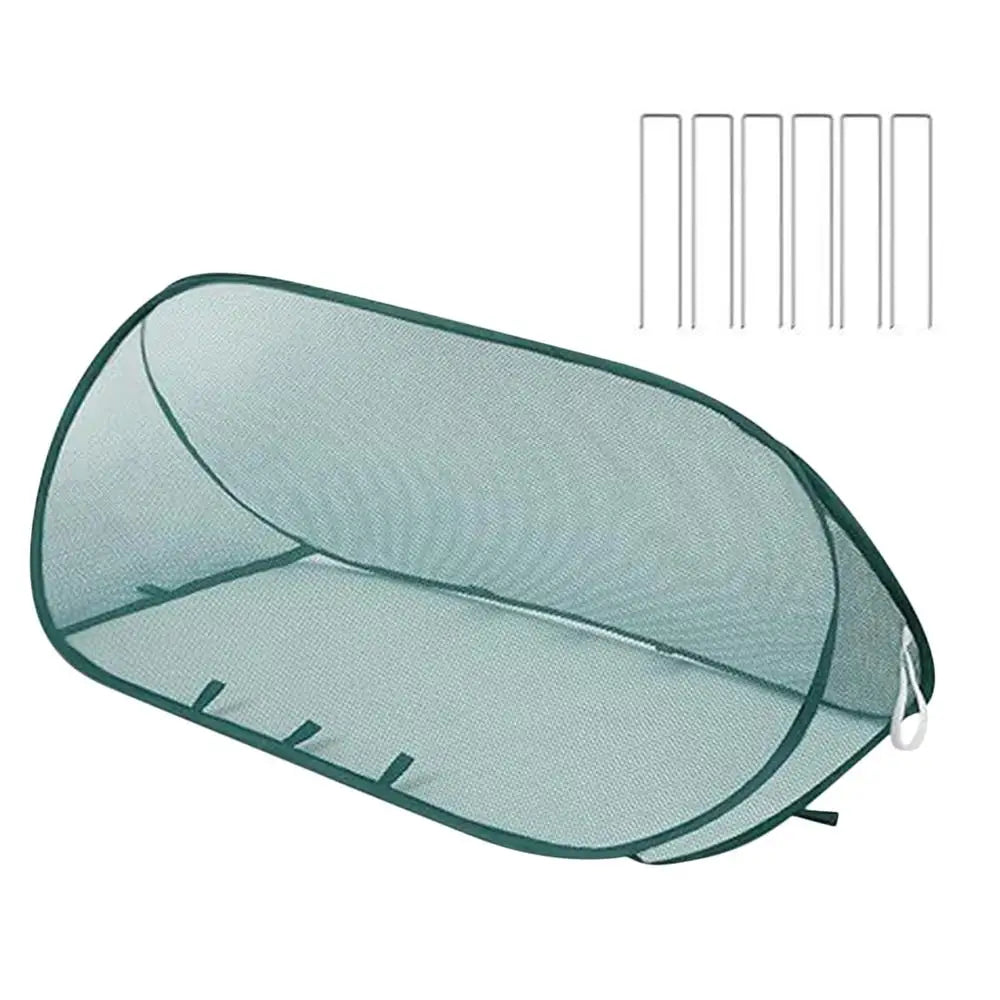 Pop-Up Plant Cover Fine Mesh Net with Ground Stakes | Garden