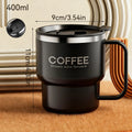 304 Stainless Steel Double Wall Insulated Coffee Mug & Handle