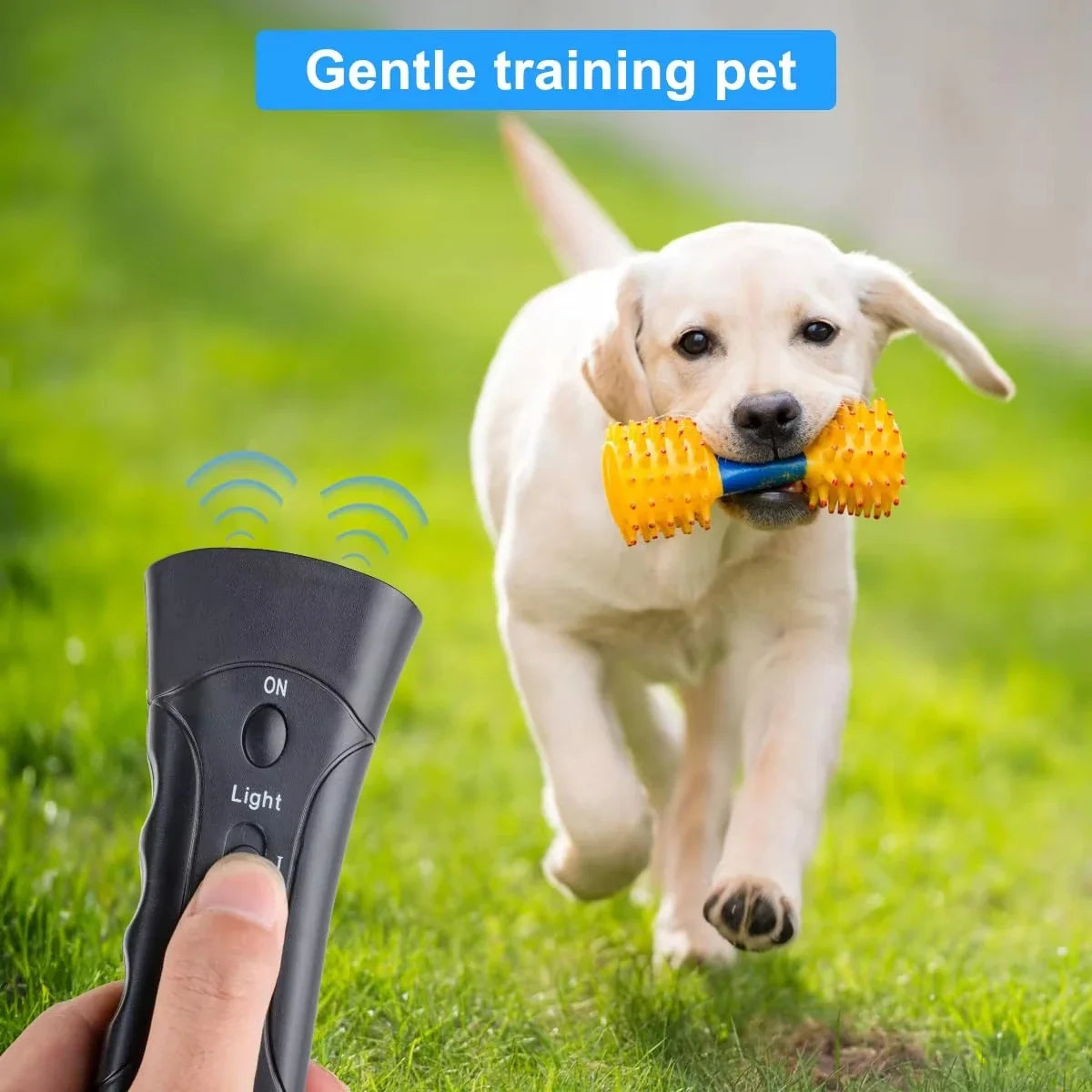 Ultrasonic LED Dog Repeller & Anti-Bark Training Device