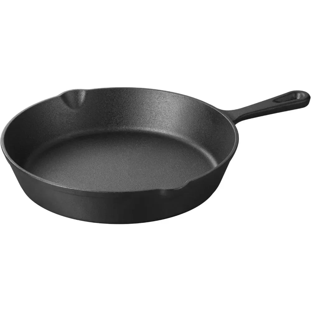 FEB.WIND Cast Iron Skillet Non-Stick Frying Pan & Griddle