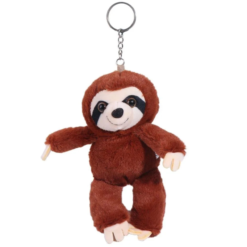 Soft Sloth Plush Keychain Pendant – Cute Animal Stuffed Toy