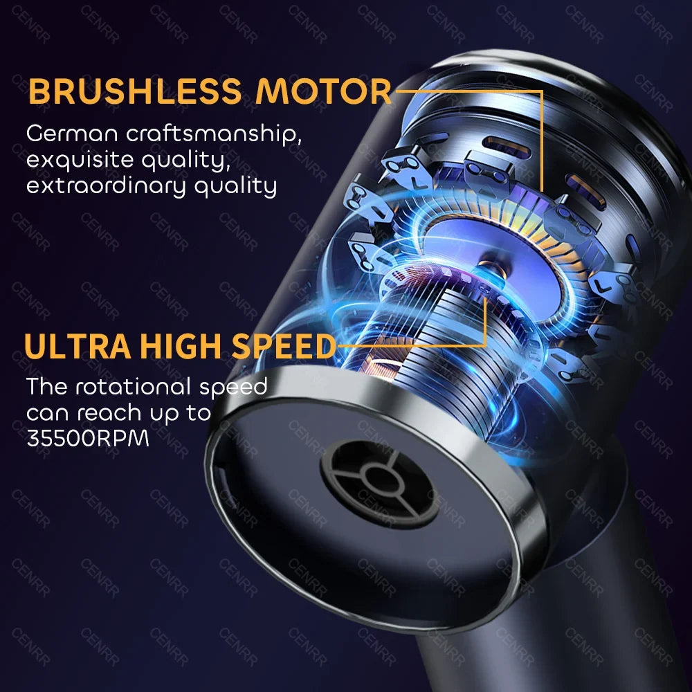 CENRR Wireless Handheld Car Vacuum Cleaner & Blower Kit