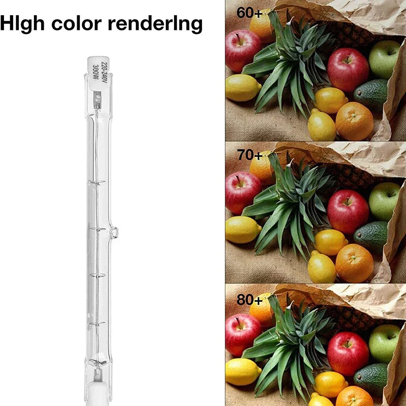 R7S Halogen Bulb 100/200/300W 118mm Double Ended Linear AC230V
