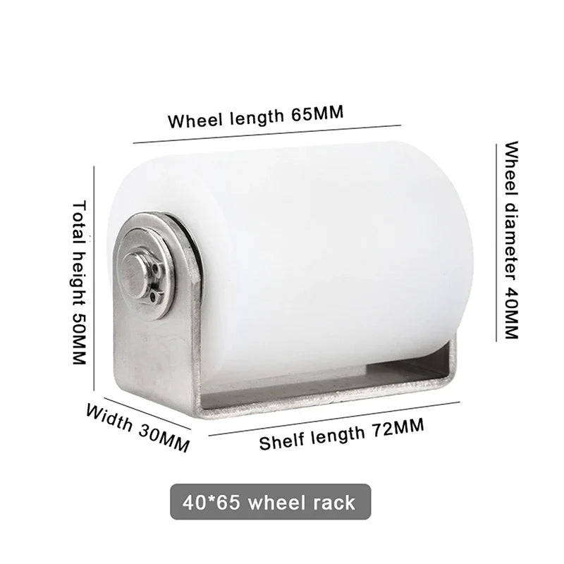 Stainless Steel Nylon Bearing Door Pulley Positioning Roller