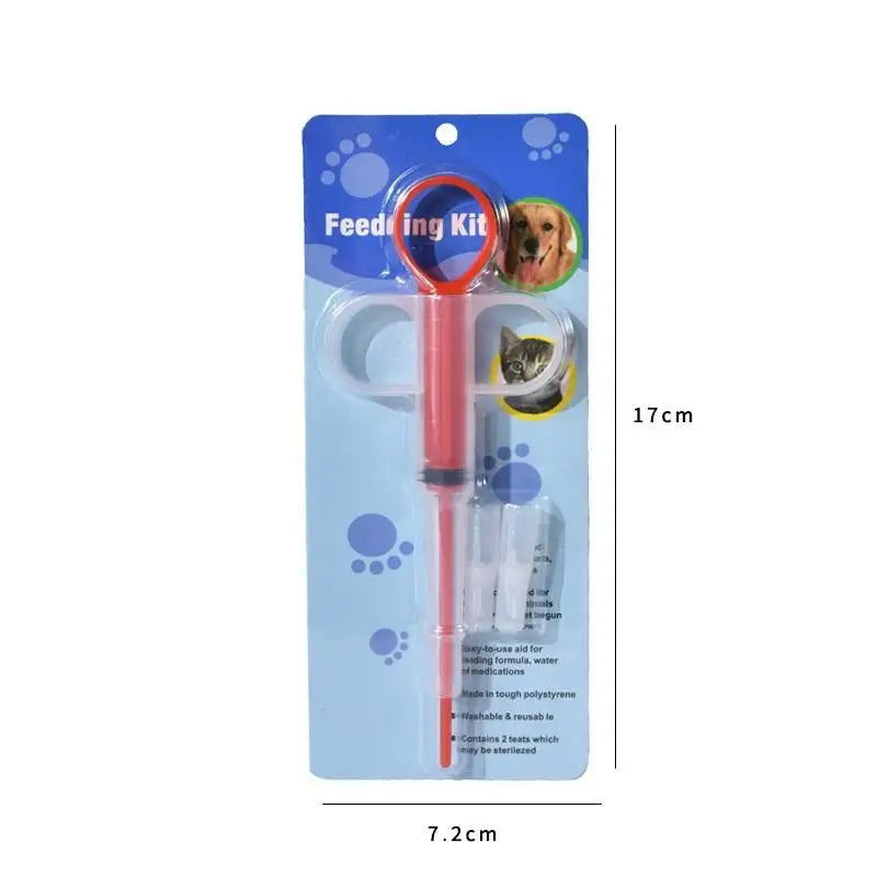 Pet Pill Dispenser Soft Silicone Tip – Cat & Dog Medicine Tool
